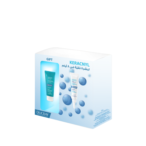 Ducray Keracnyl Glycolic + Free Gel Set Online Hot Sale