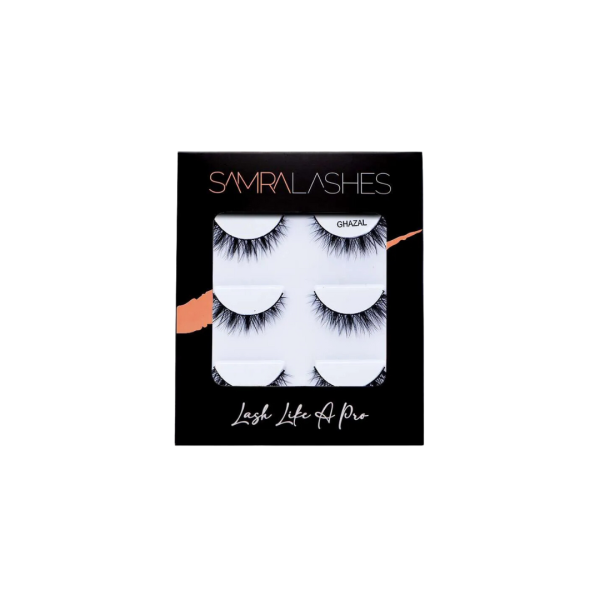 Samra Beauty Lashes - Ghazal (3 pairs) Hot on Sale
