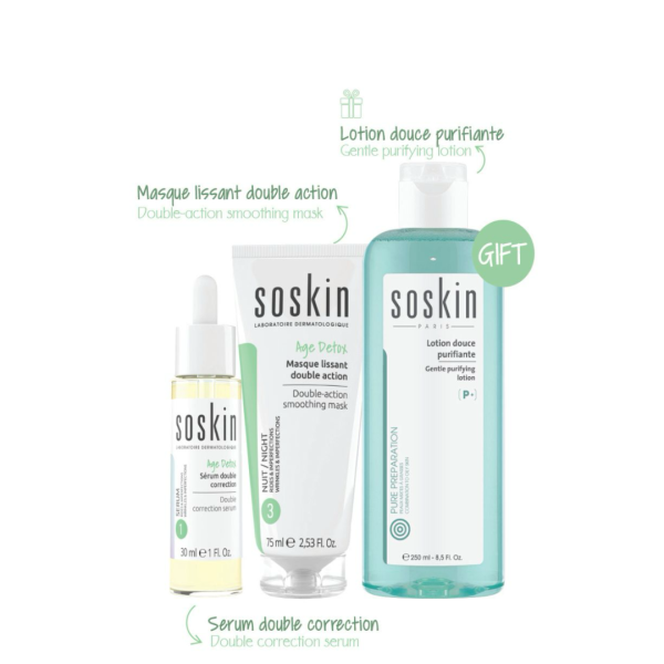 Soskin Age Detox + Lotion Gift Set For Sale